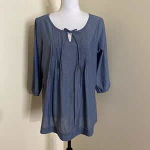 Old navy || woman’s Blue 3/4 sleeves blouse Sz M